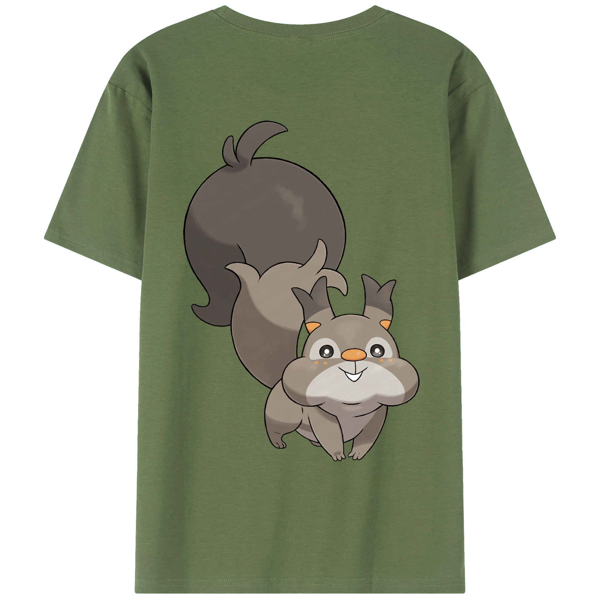 （画像用） ポケットモンスター Pokémon 綿100％ メンズ半袖Tシャツ（バックプリント） 通気性